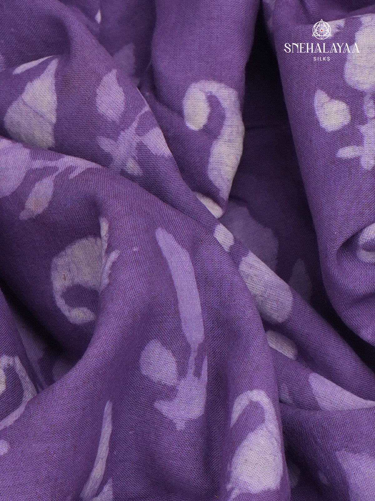 Rich Purple Jaipur Cotton Saree