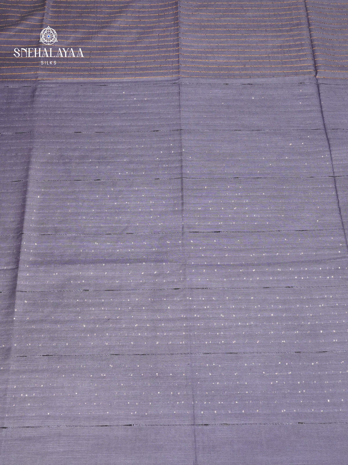 Grey Bamboo Silk Saree