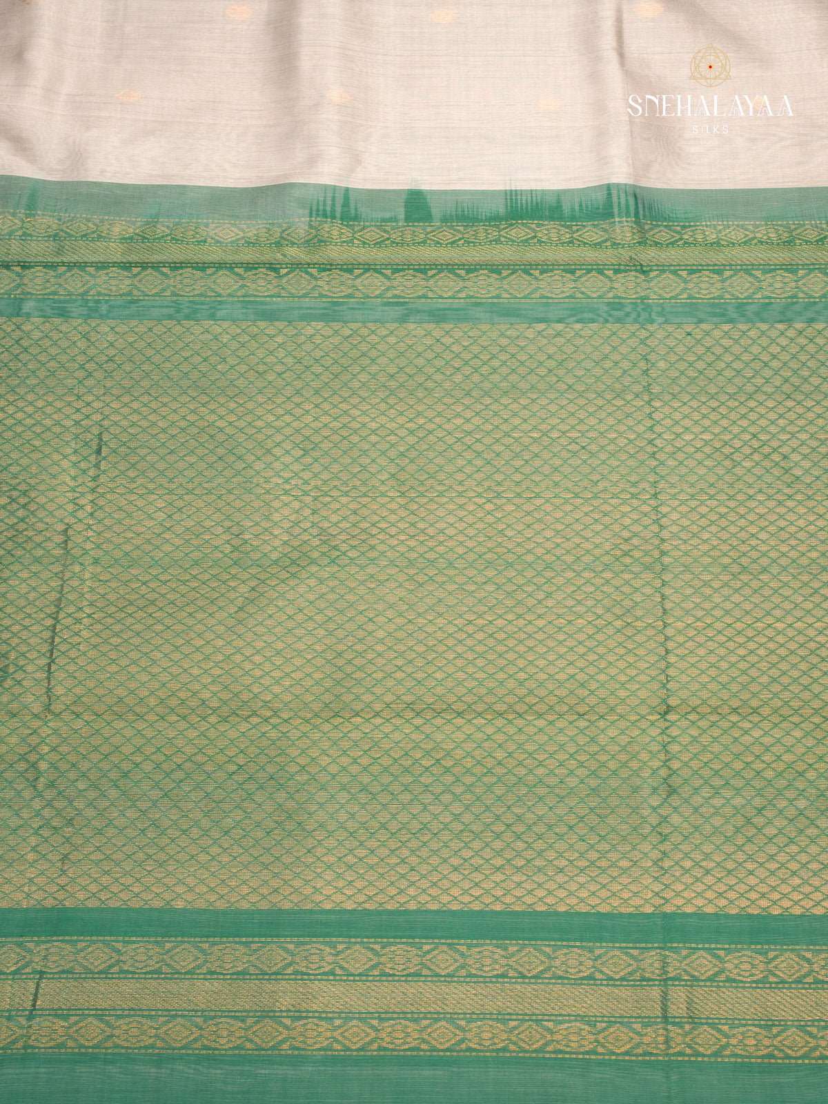 Light Grey Kanchi Silk Cotton Saree