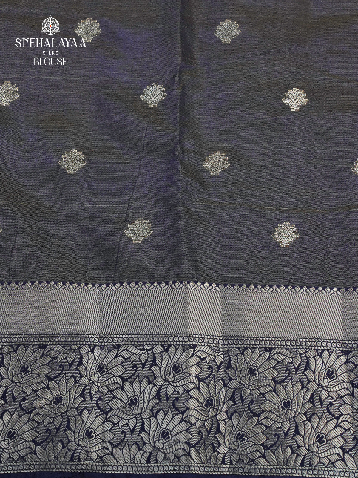 Blue Raw Silk Saree