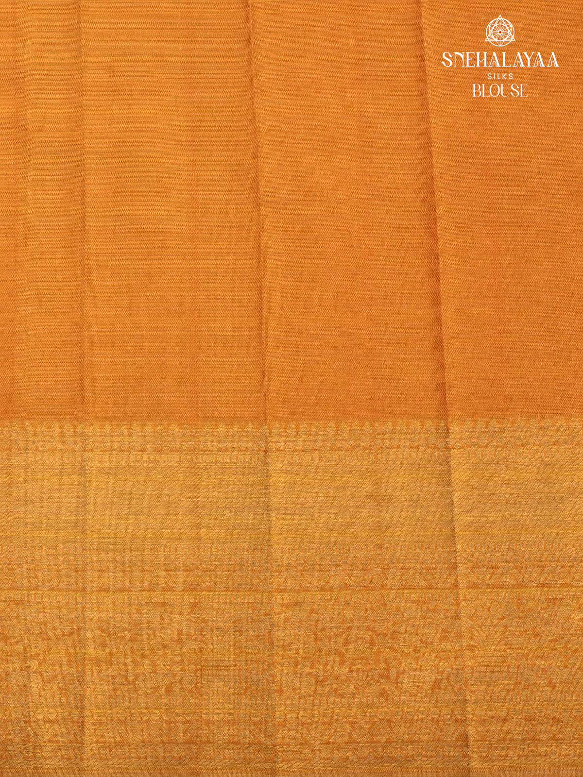 Orange Kanjivaram Silk Saree