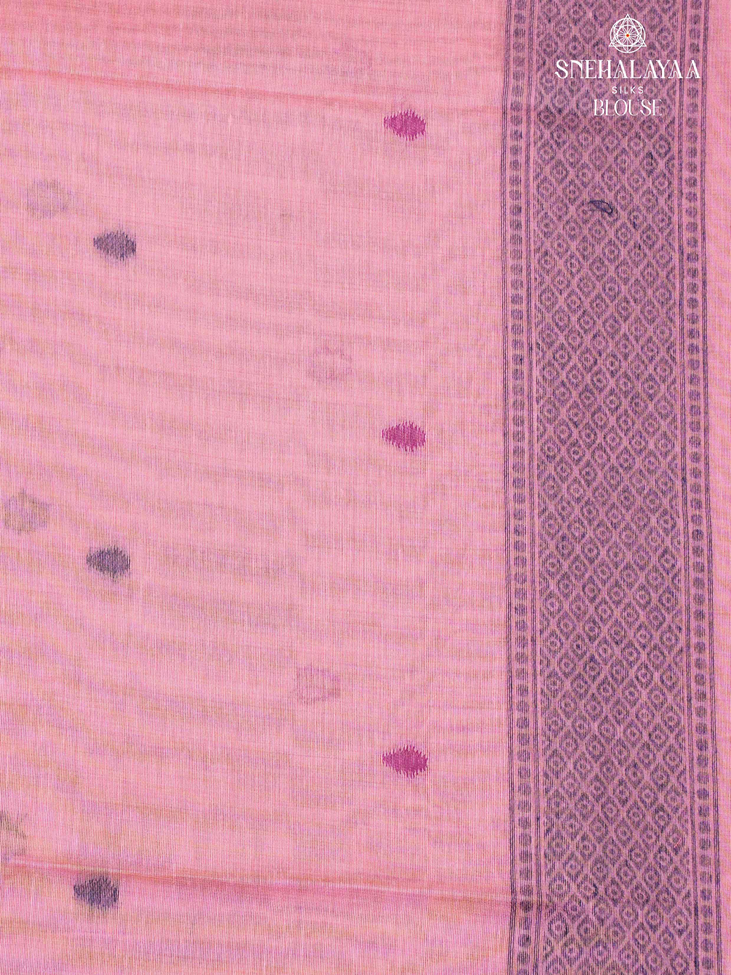 Lavender Munga Cotton Saree