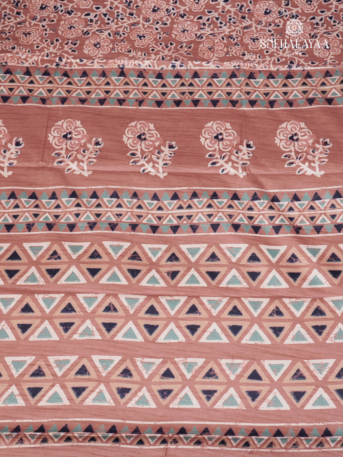 Peach Dola Silk Saree