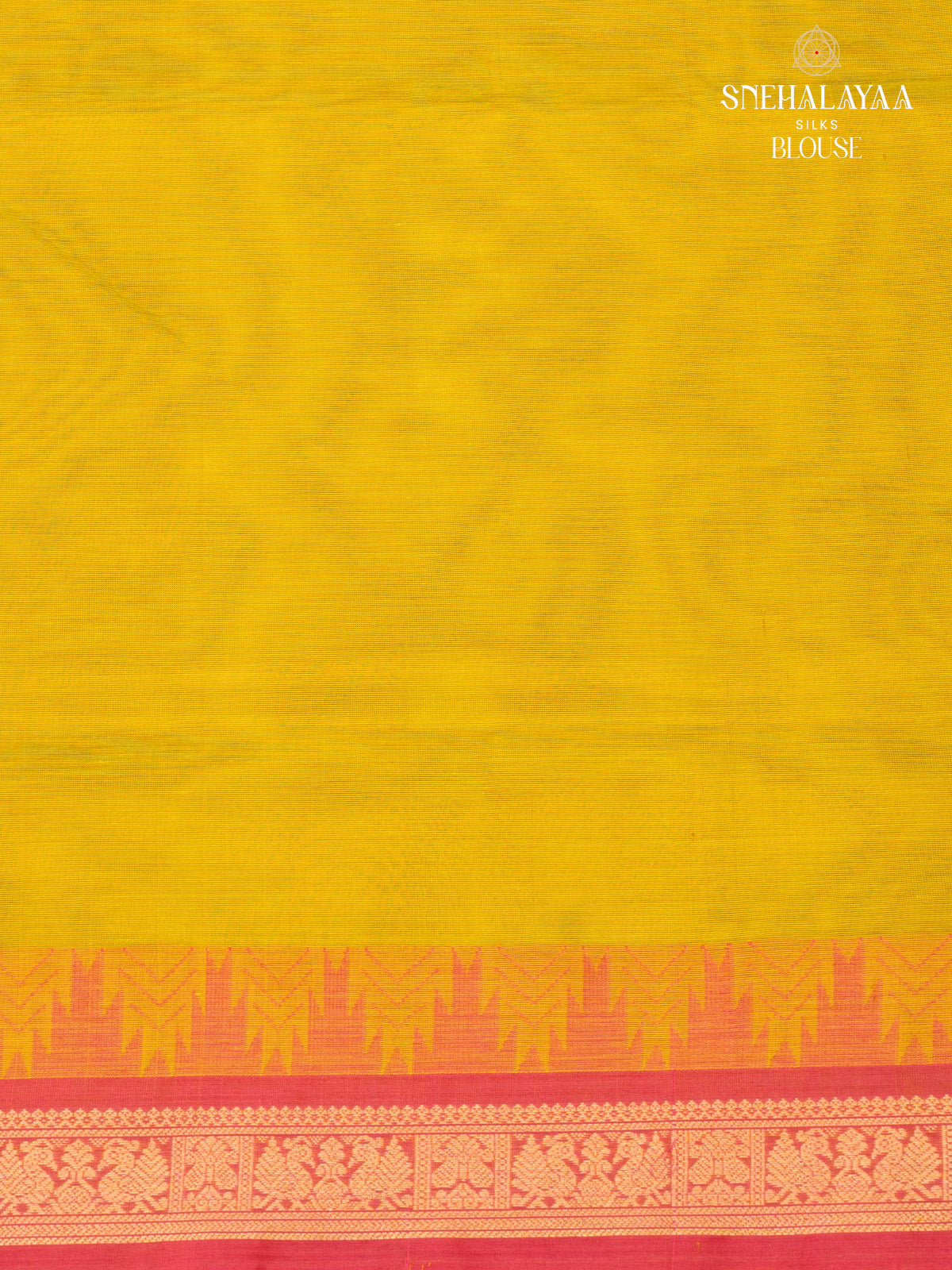 Yellow Kanchi Silk Cotton Saree