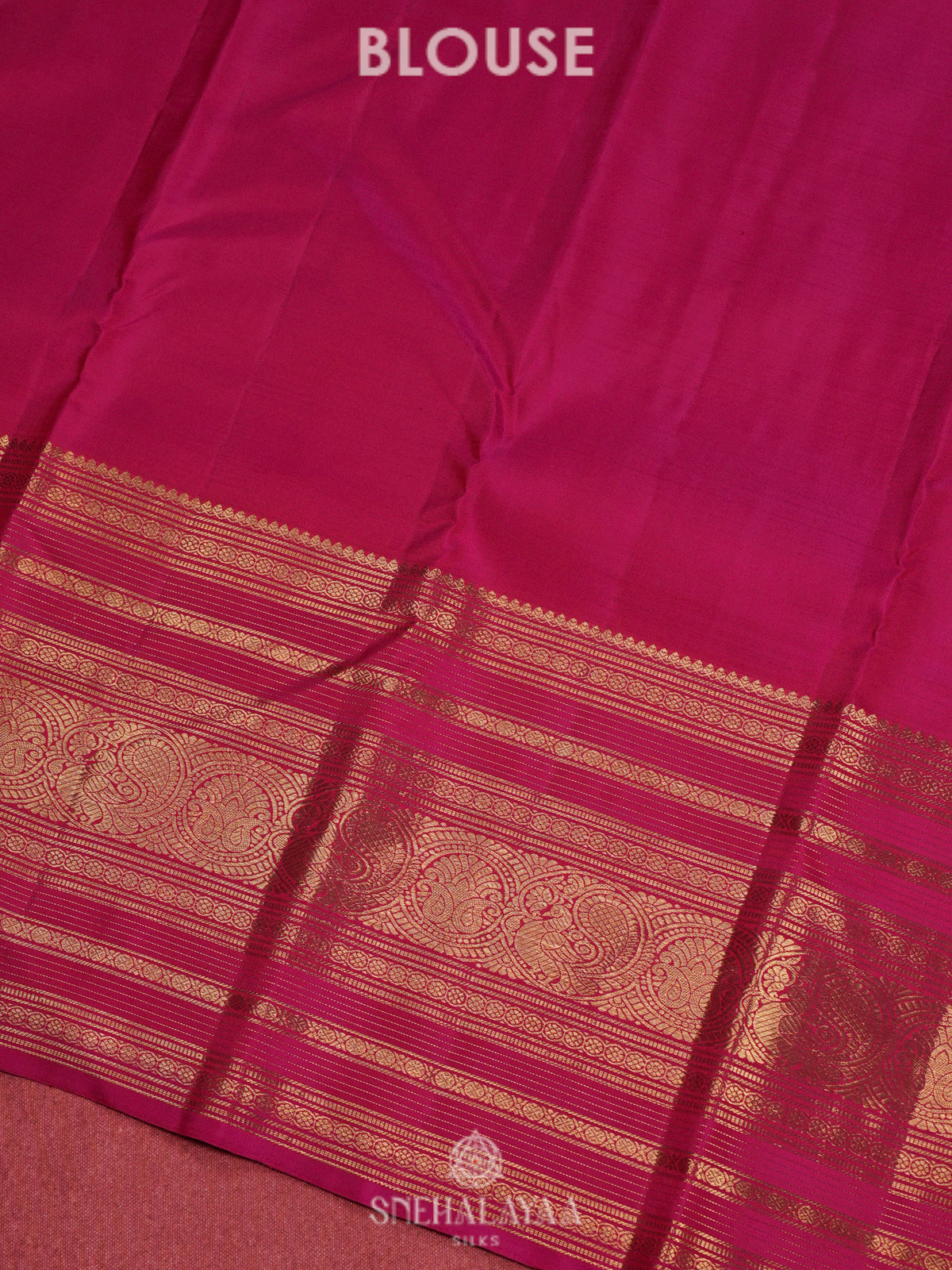 Pink Kanjivaram Silk Saree