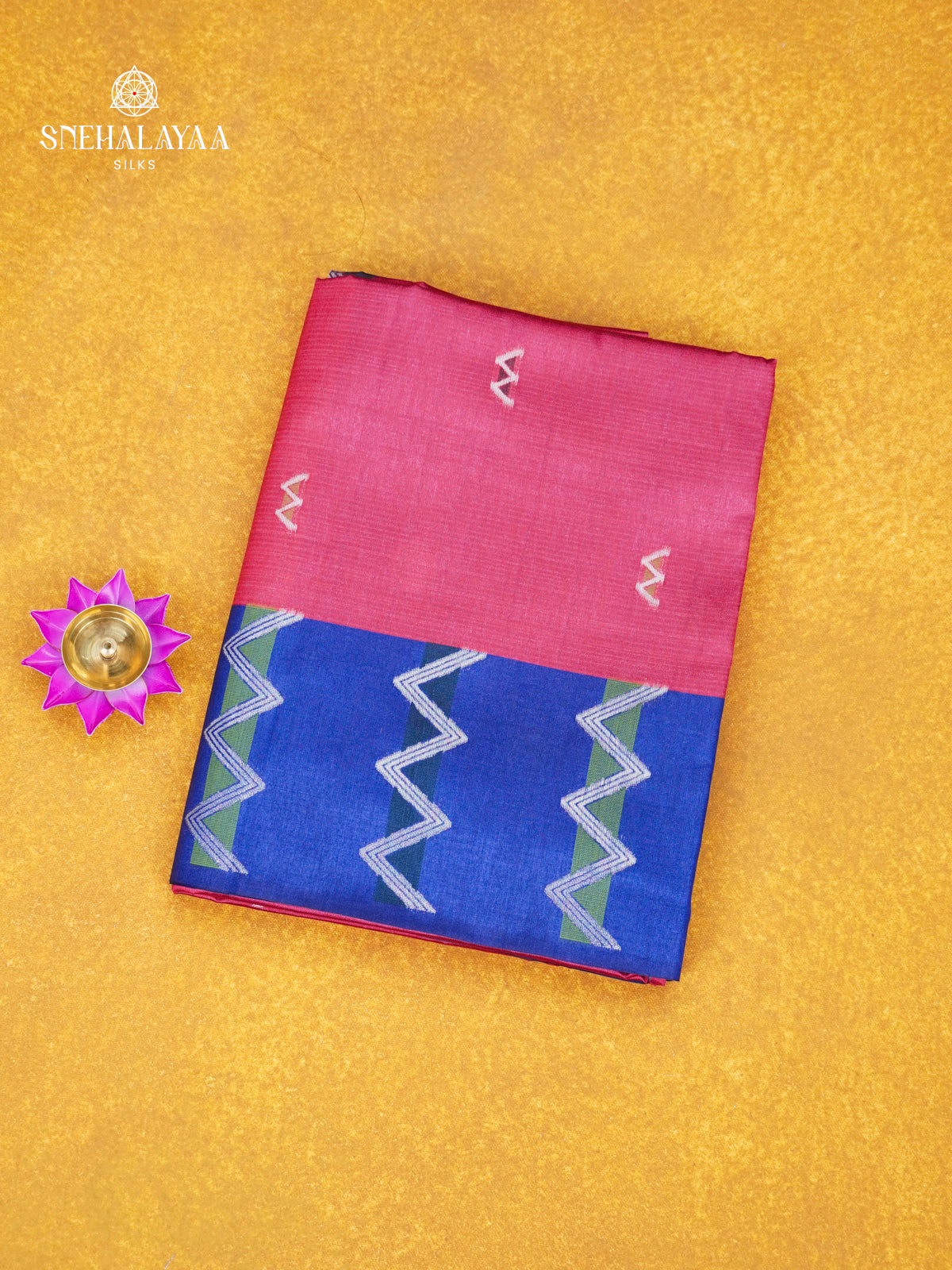 Rani Pink Jute Saree