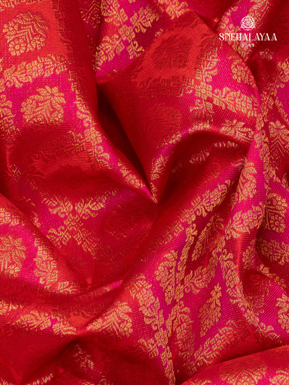 Red Kanjivaran Silk Saree