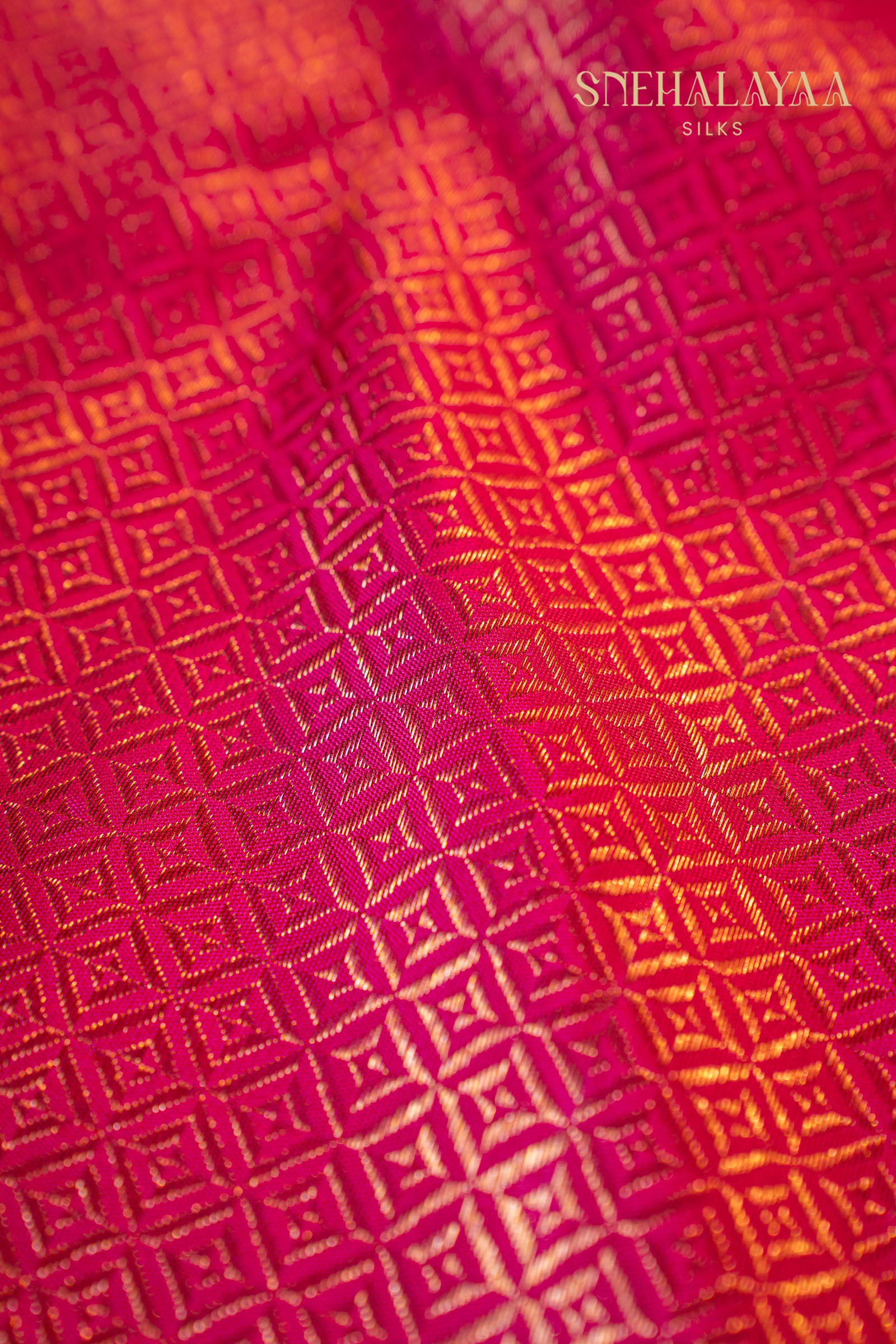 Mustard Yellow Kancheevaram Silk Saree