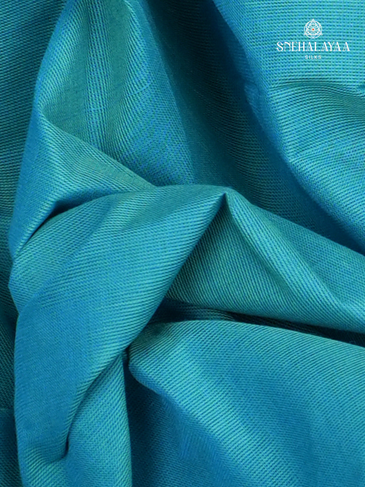 Sky Blue Handloom Cotton Saree