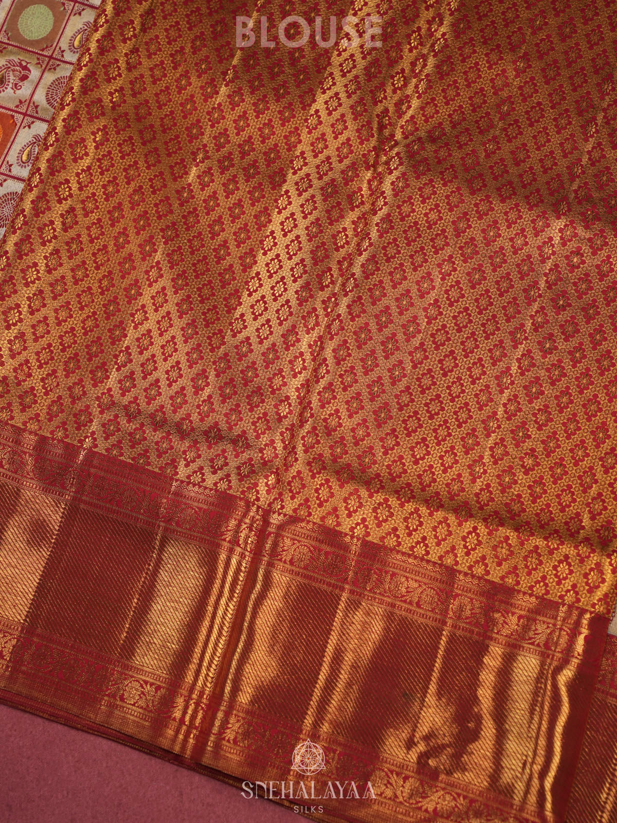 Red Kanjivaram Silk Saree