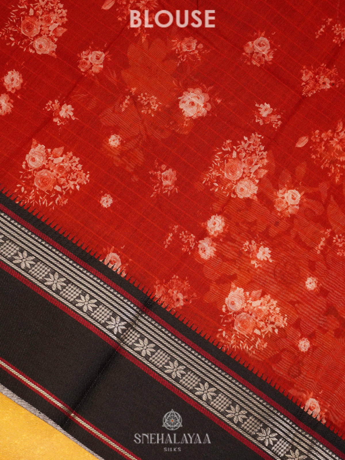 Red Chanderi Saree