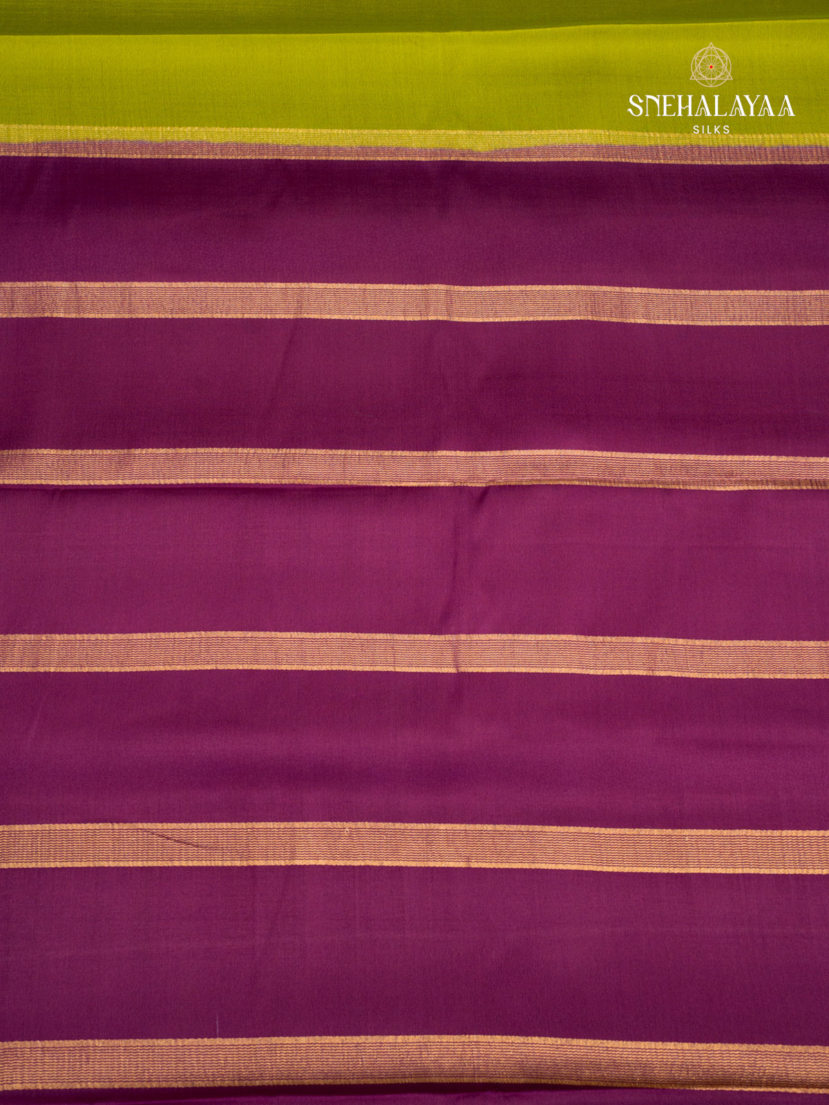 Parrot Green Mysore Silk Saree