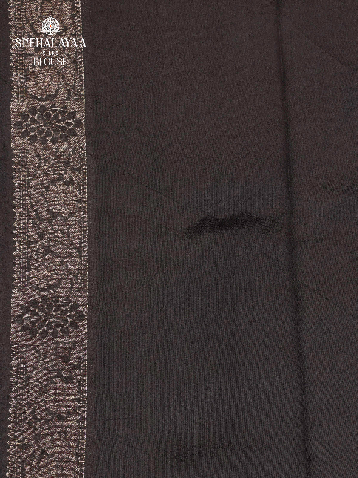 Grey Banaras Chiniya Silk Saree