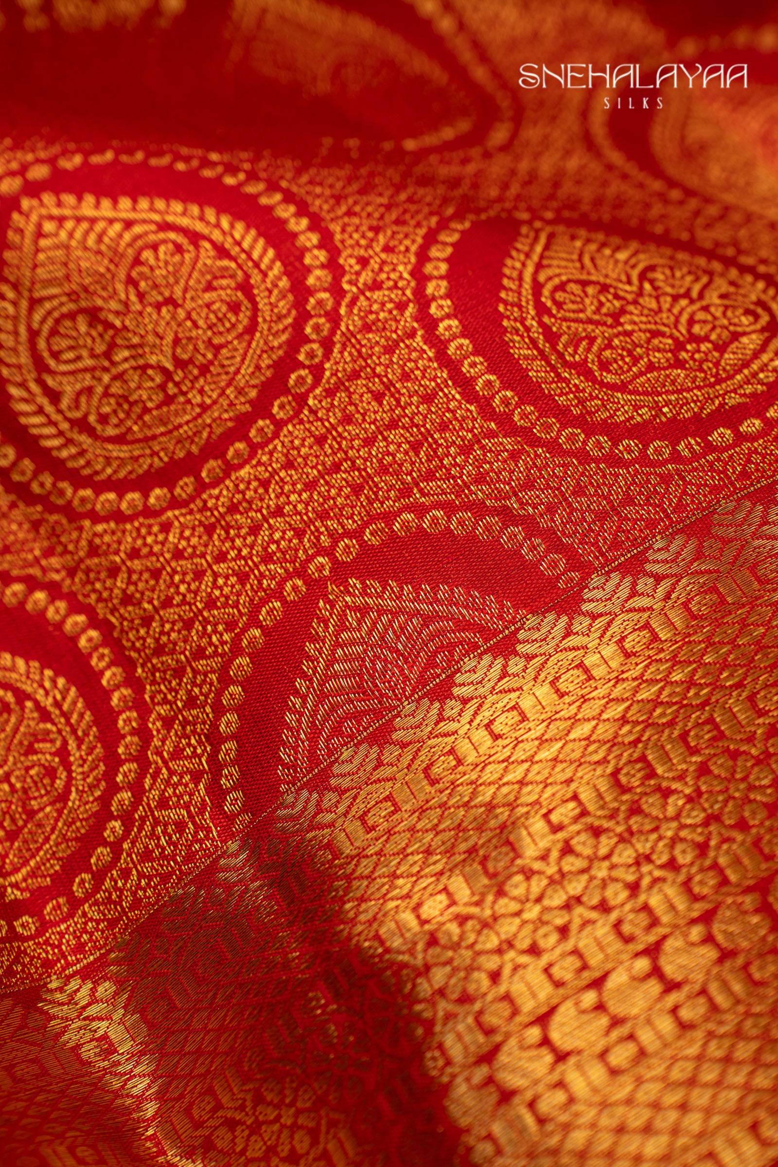 Red Kancheevaram Silk Saree