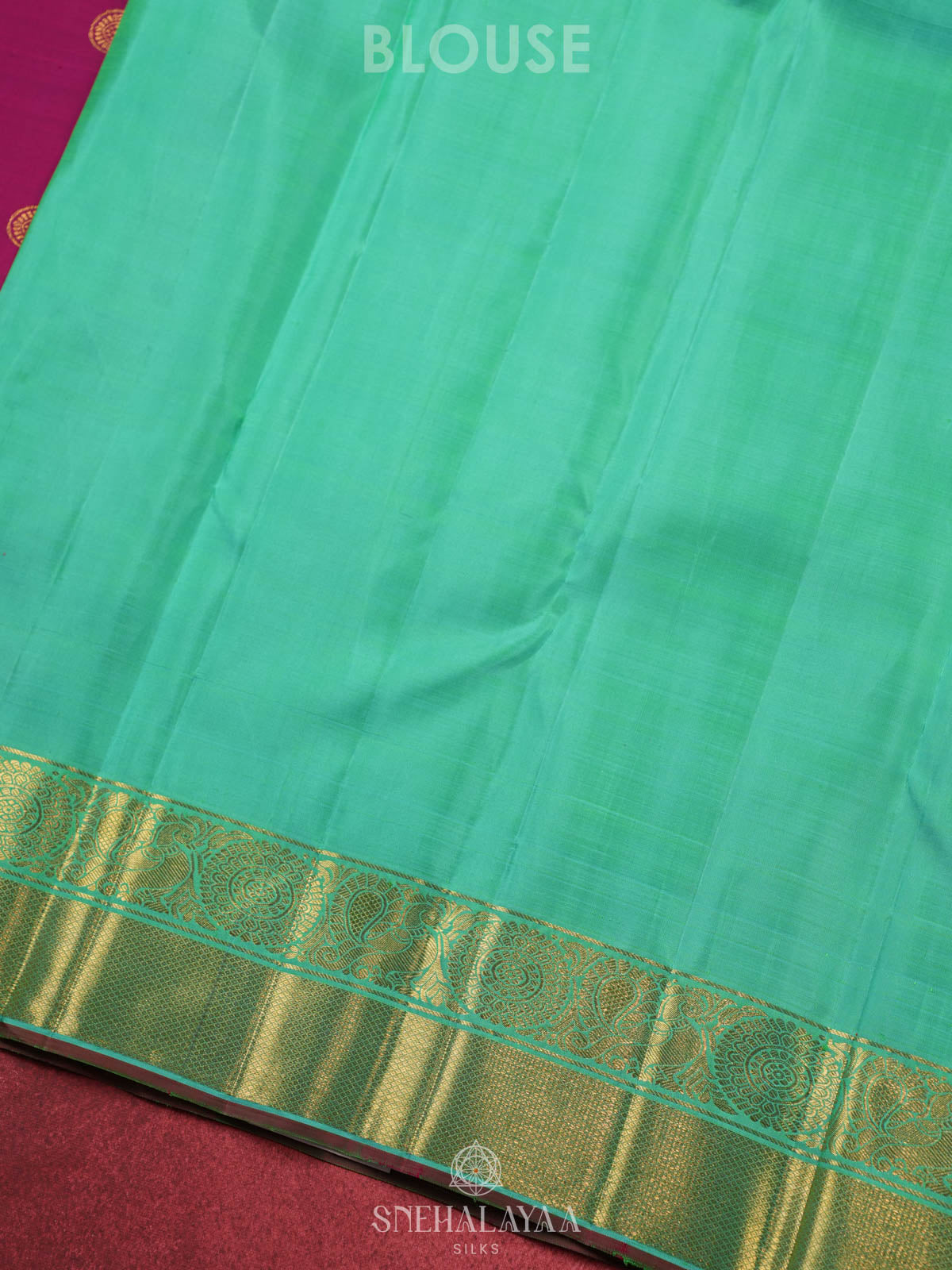 Magenta Kanjivaram Silk Saree
