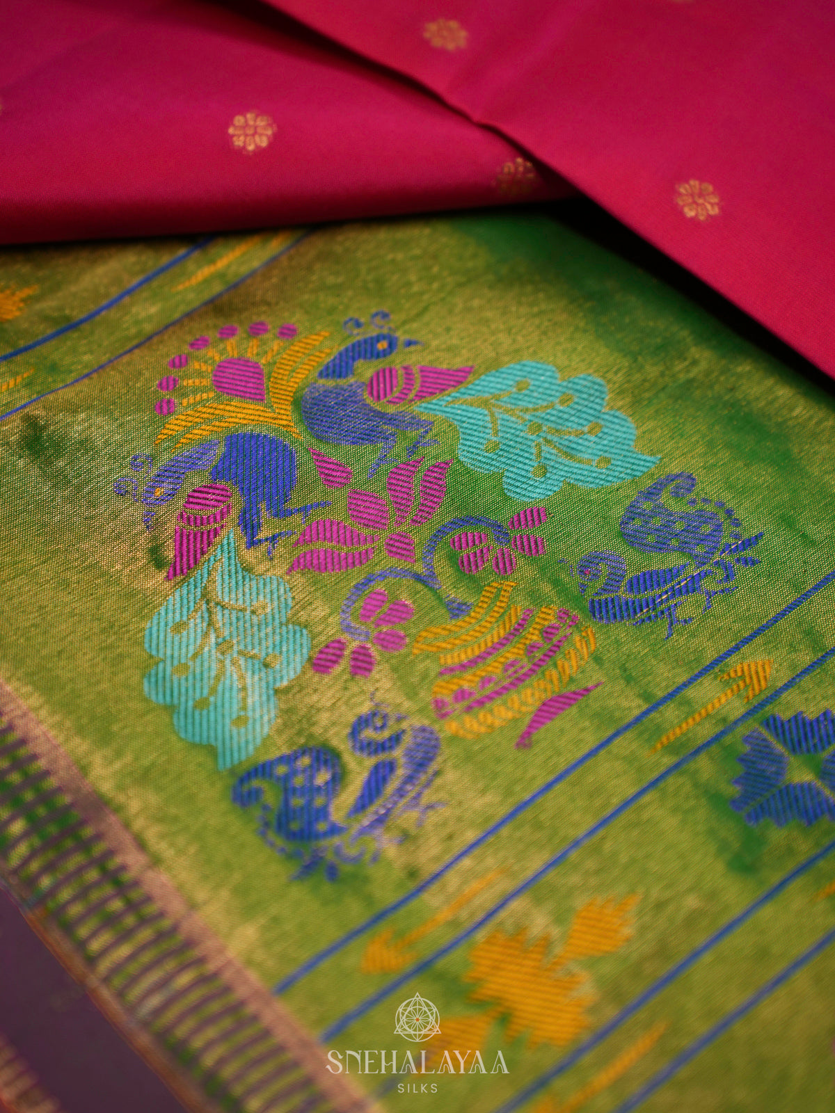 Pink Kanjivaram Silk Saree