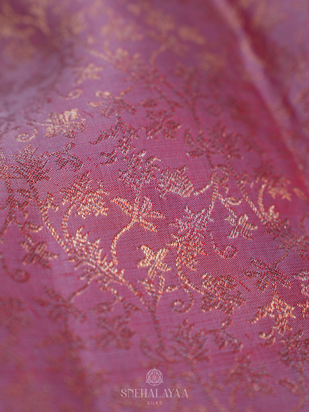 Lavender Kanjivaram Silk Saree