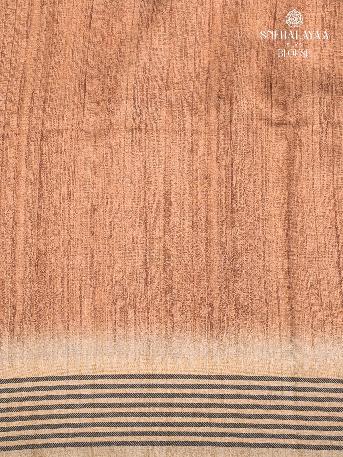 Brown Tussar Saree