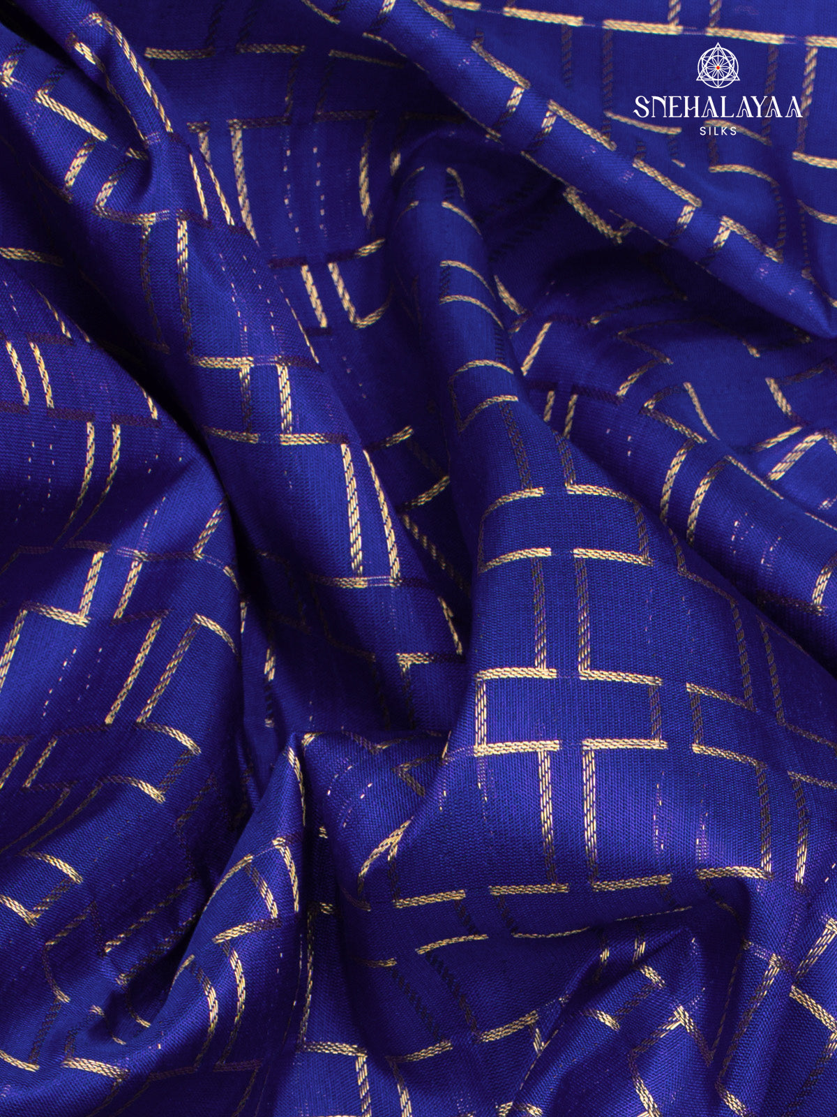 Blue Venkatagiri Silk Saree