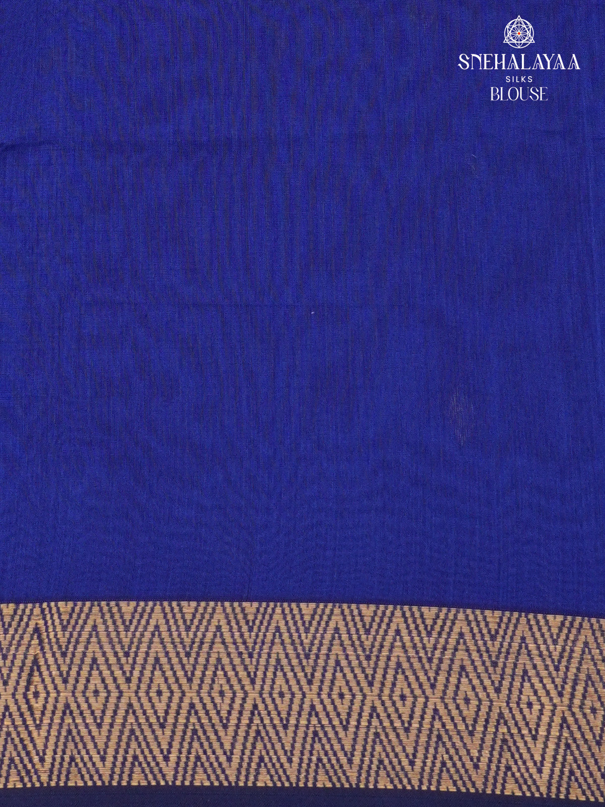 Royal Blue Maheshwari Silk Cotton Saree