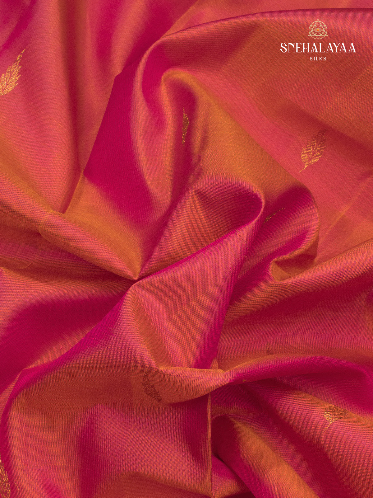 Orange Kanjivaram Silk Saree