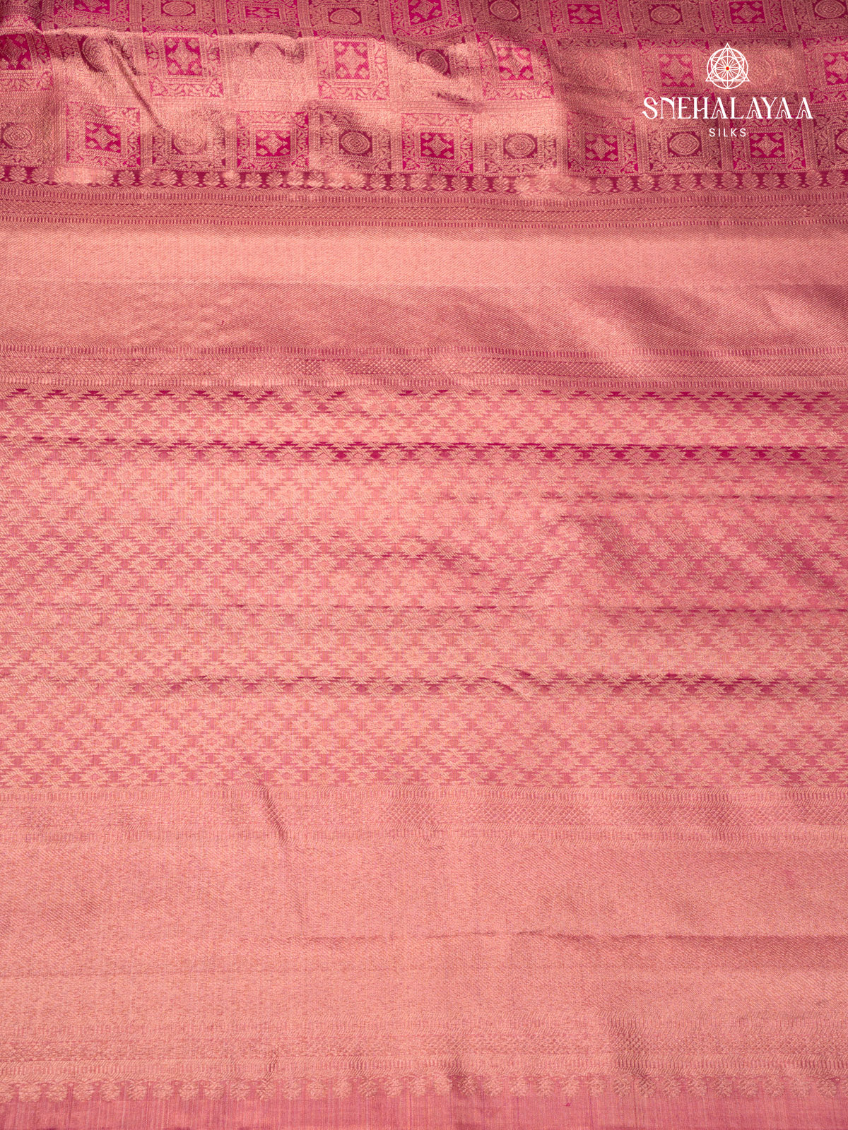 Pink Kanjivaram Silk Saree