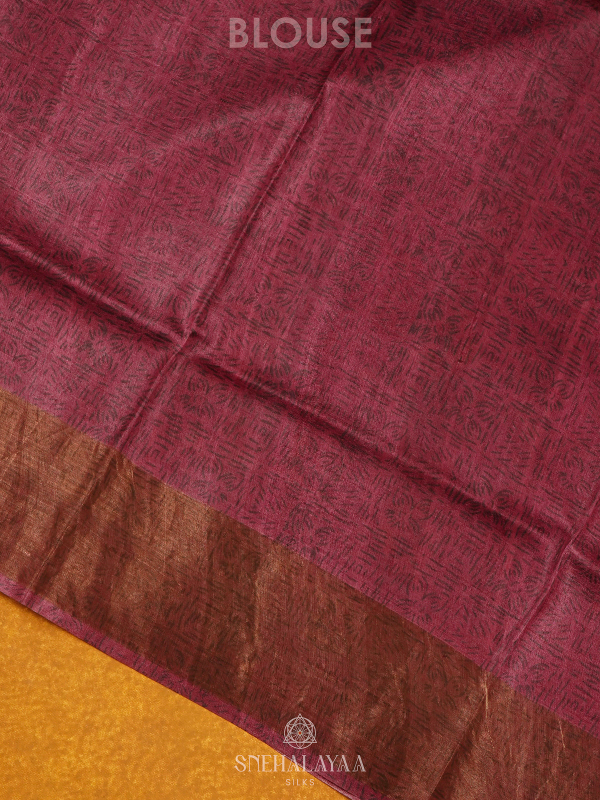 Brown Tussar Saree