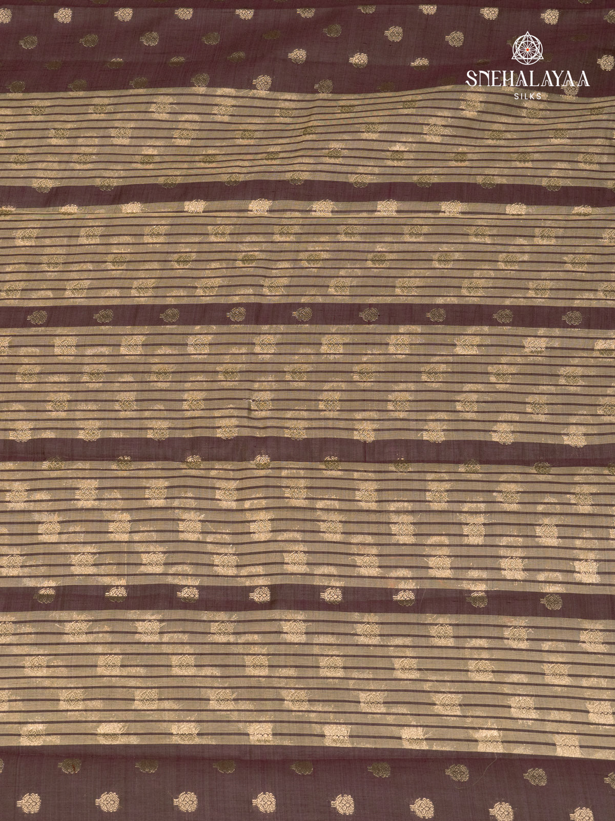 Brown Raw Silk Saree