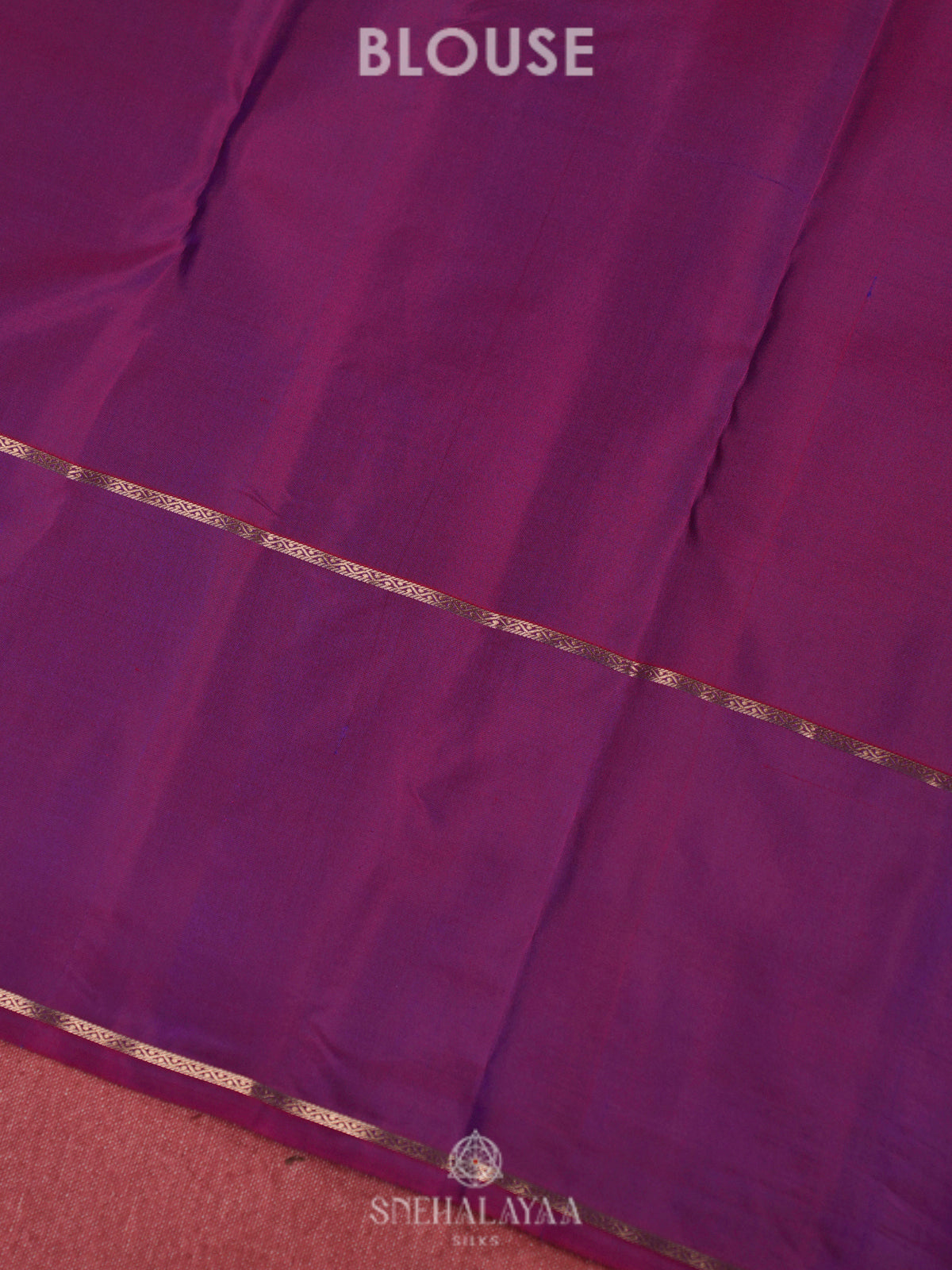 Purple Kanjivaram Silk Saree