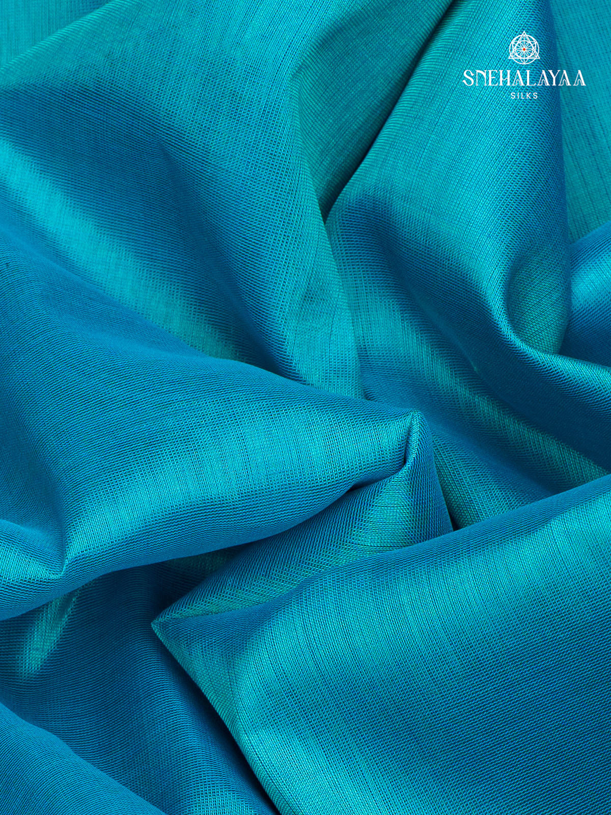Blue Kanchi Silk Cotton Saree