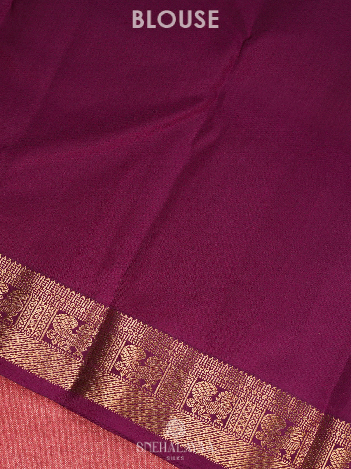 Pink Kanjivaram Silk Saree