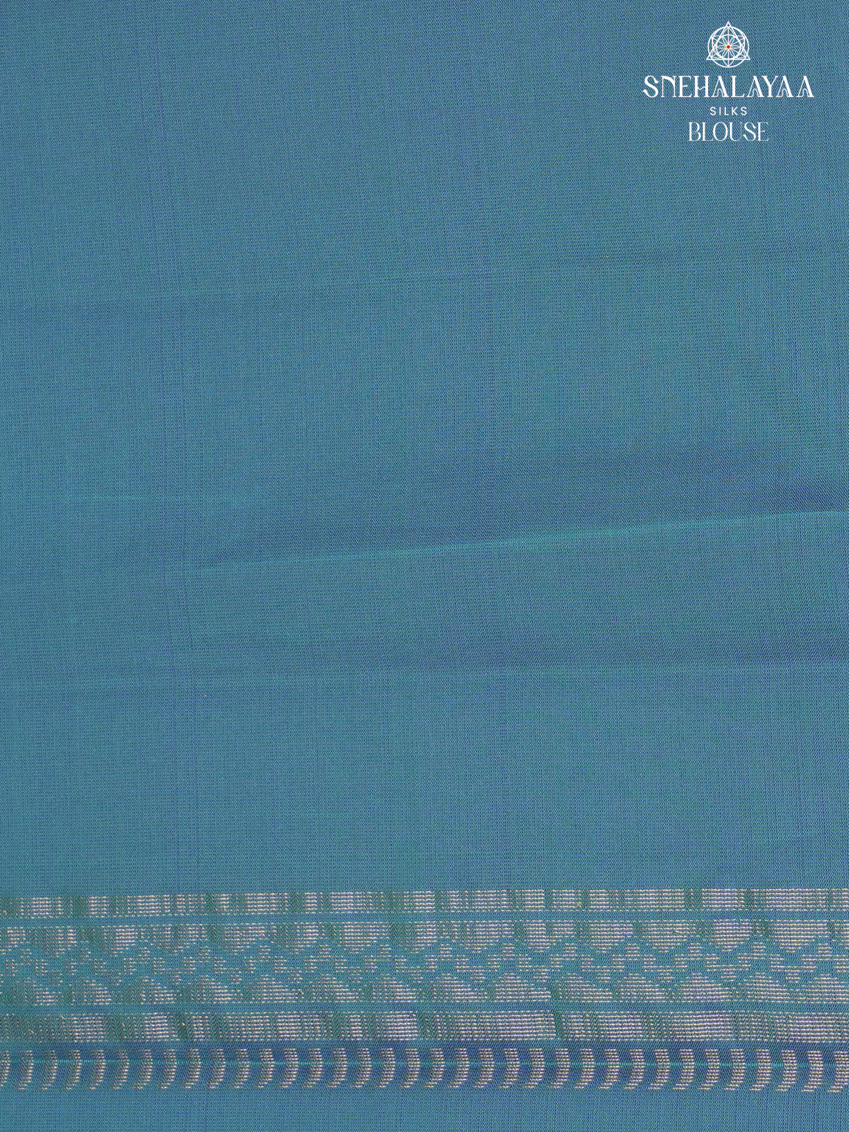 Peacock Blue Kanjivaram Silk Saree