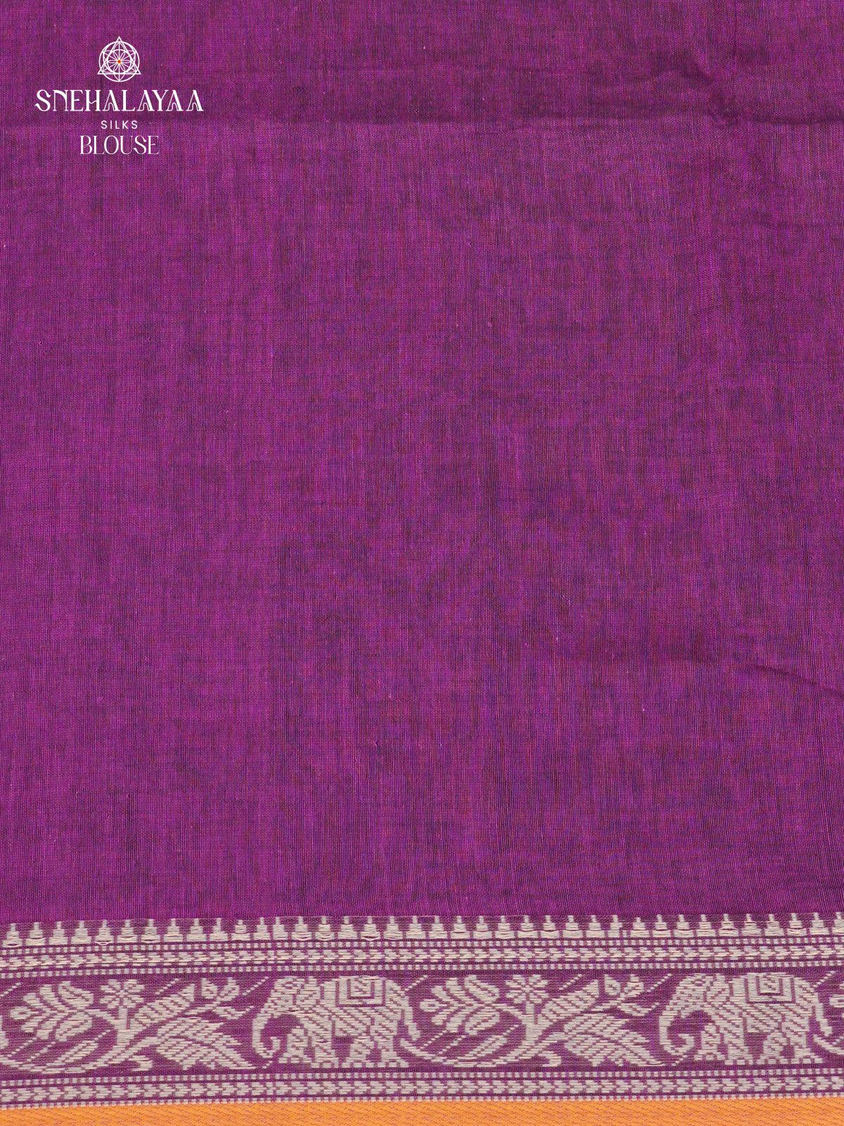 Purple Sambalpuri Cotton Saree