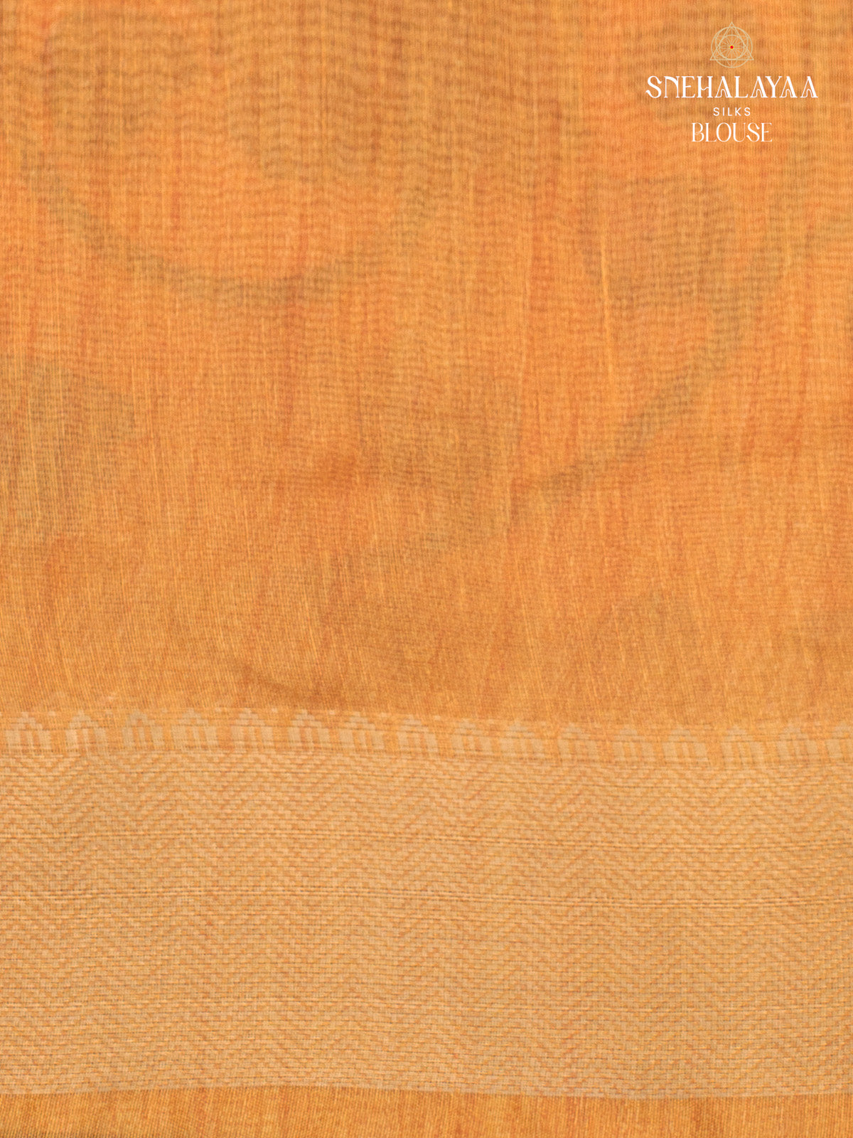 Light Orange Chanderi Saree