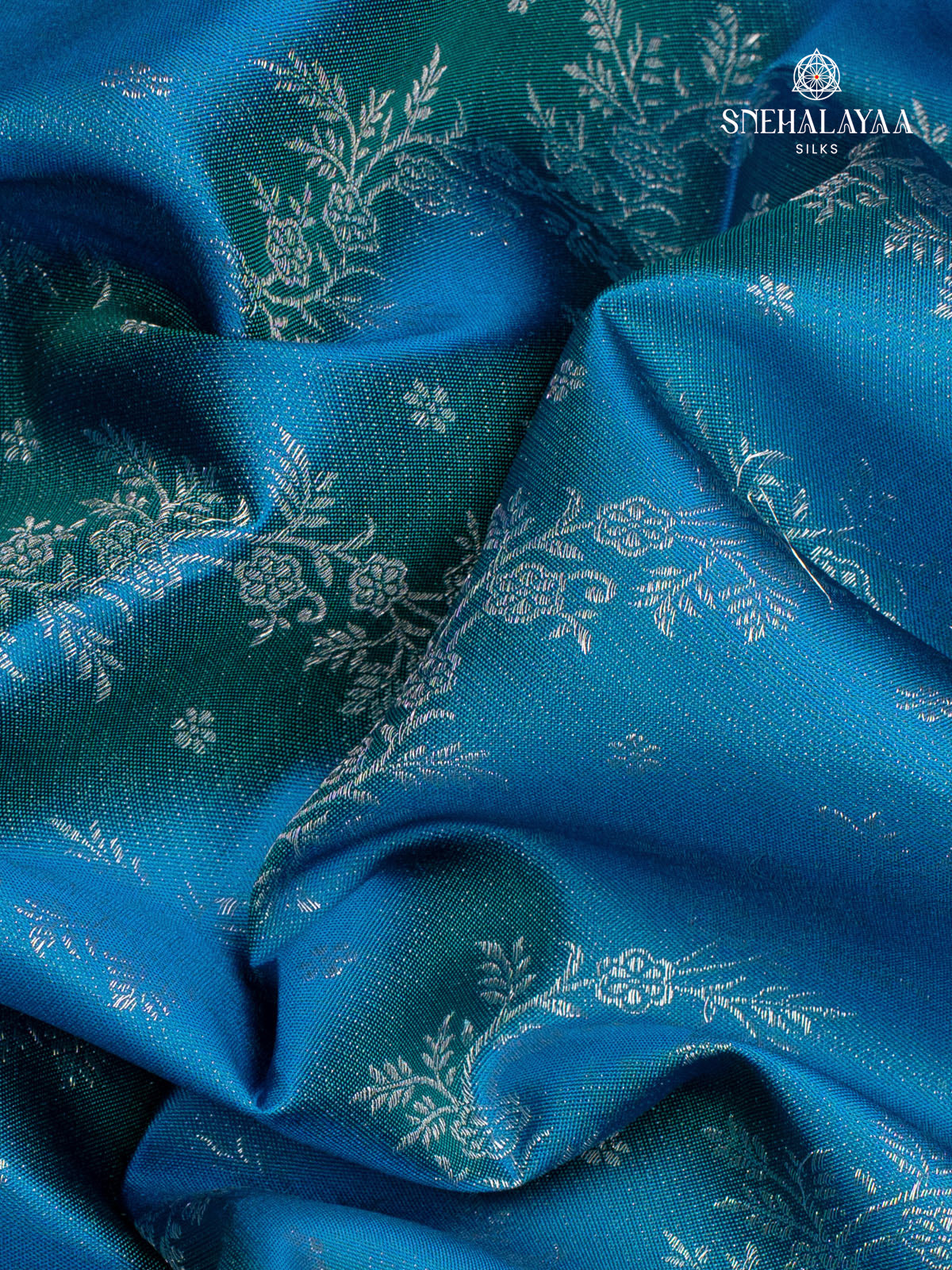 Blue Kanjivaram Silk Saree