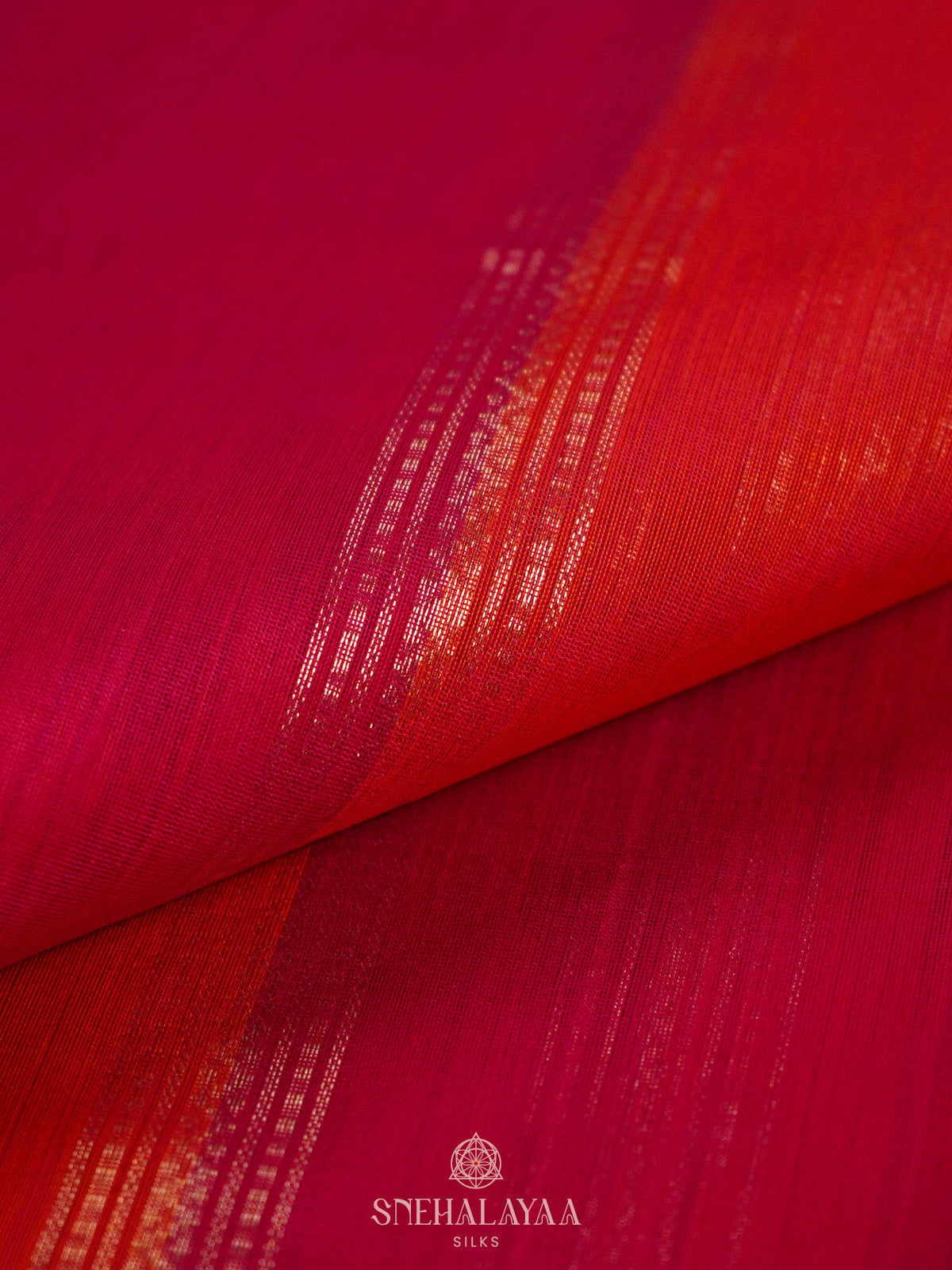 Pink Kora Silk Cotton Saree