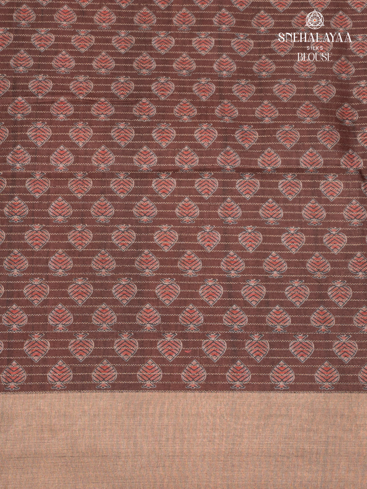 Teal Green Tussar Saree