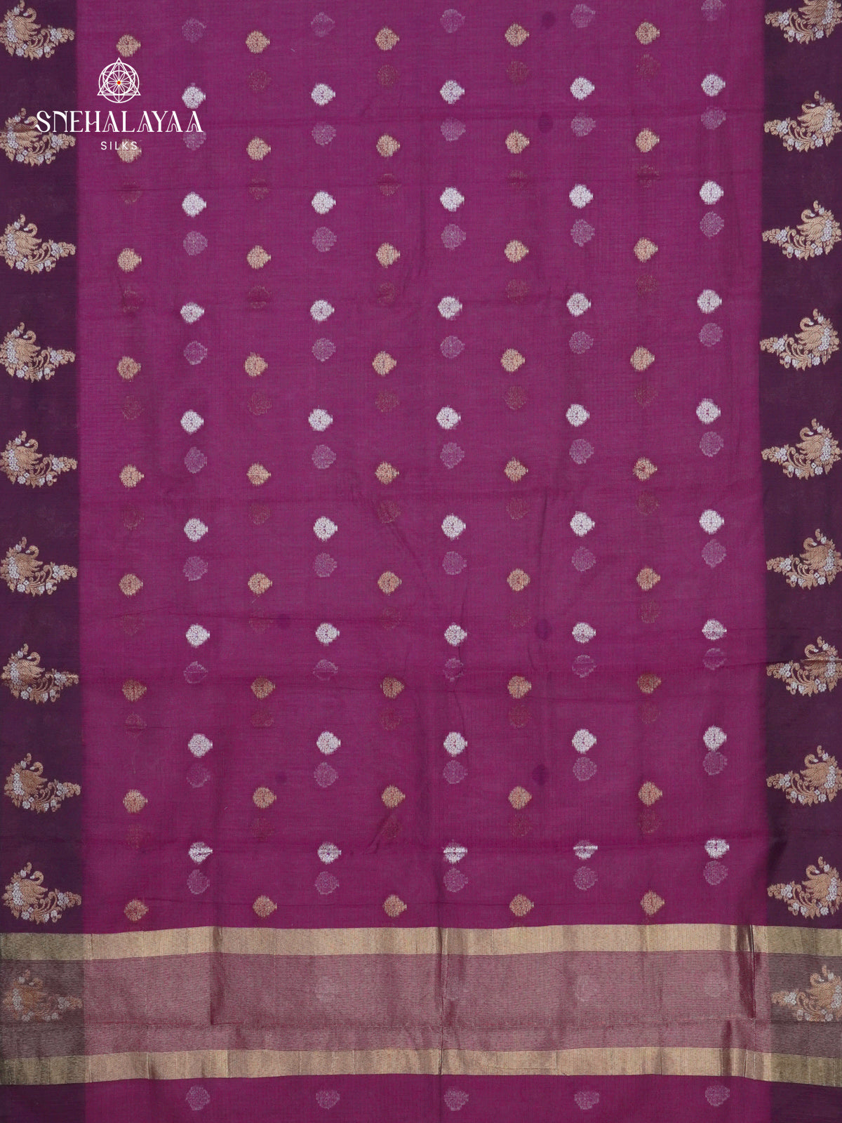 Purple Kota Saree