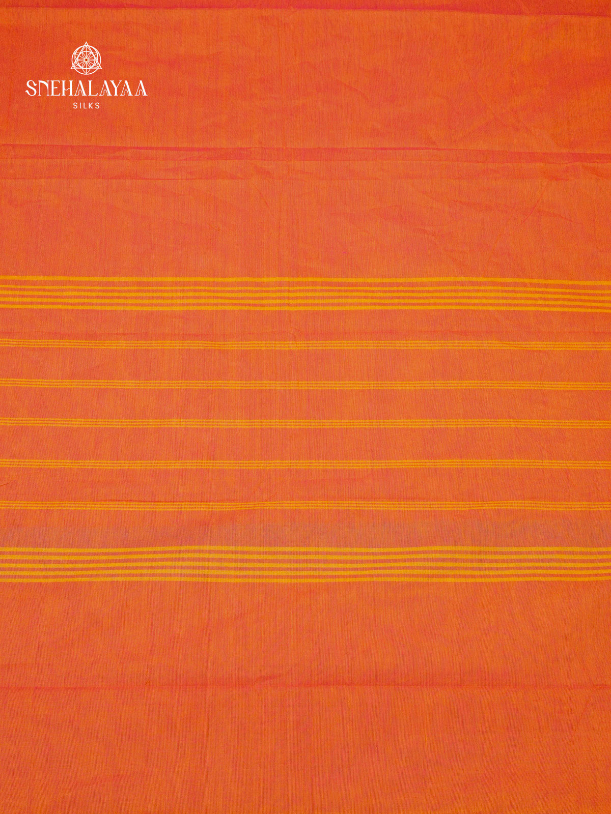 Orange Kanchi Cotton Saree