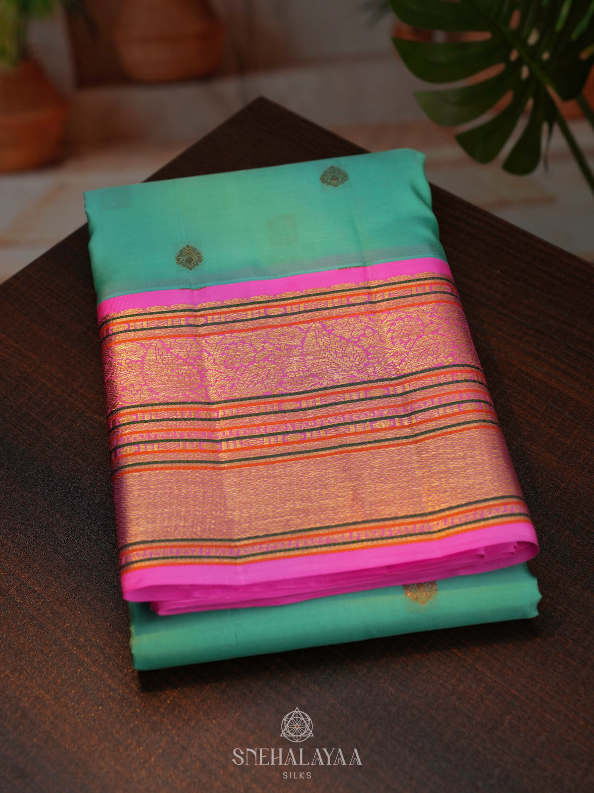 Green Kanjivaram Silk Saree
