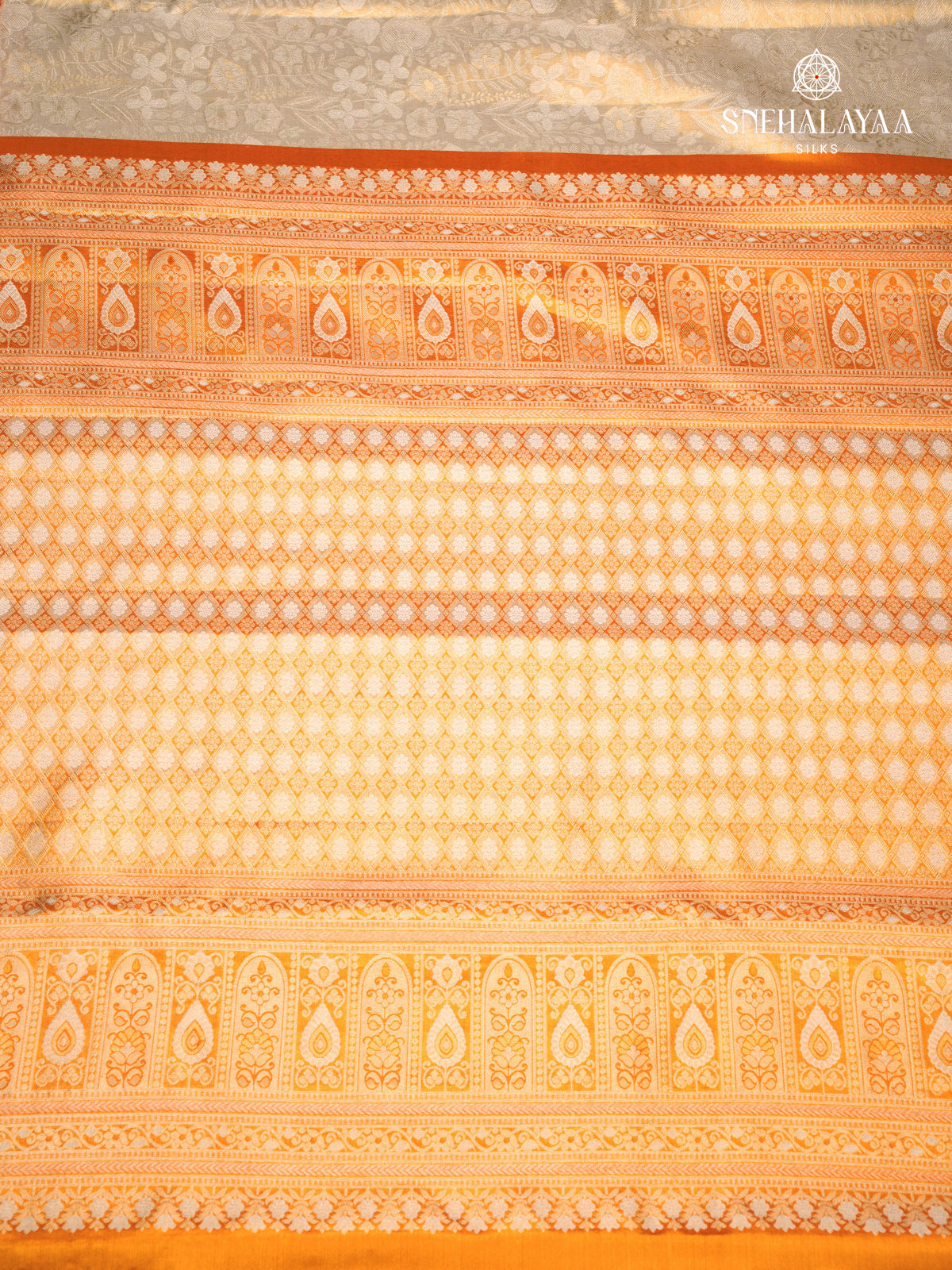 Sandal Kanjivaram Silk Saree