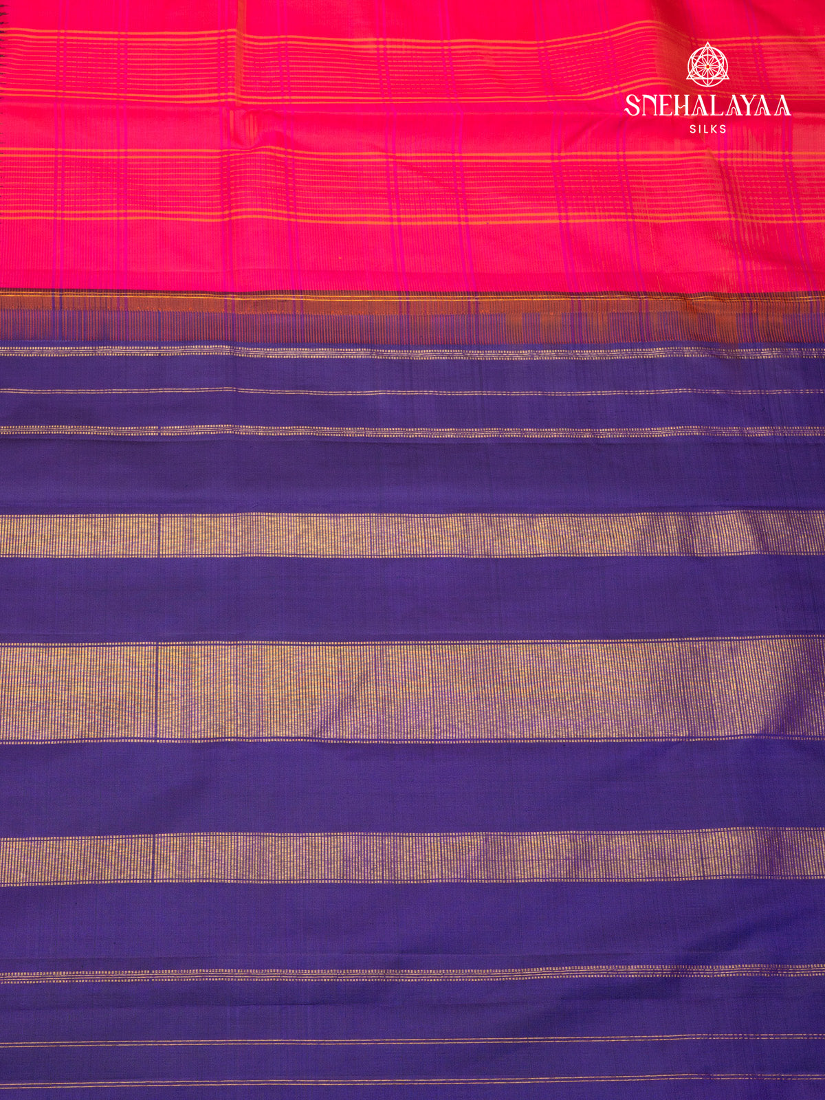 Fluchsia Pink Kanjivaram Silk Saree