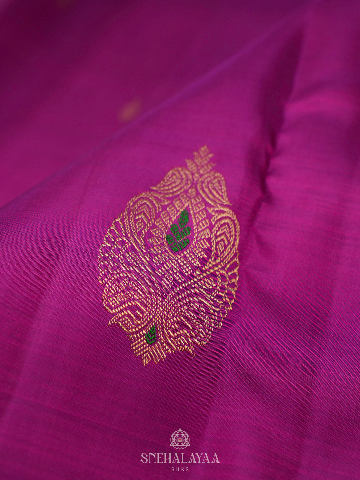 Purple Kanjivaram Silk Saree
