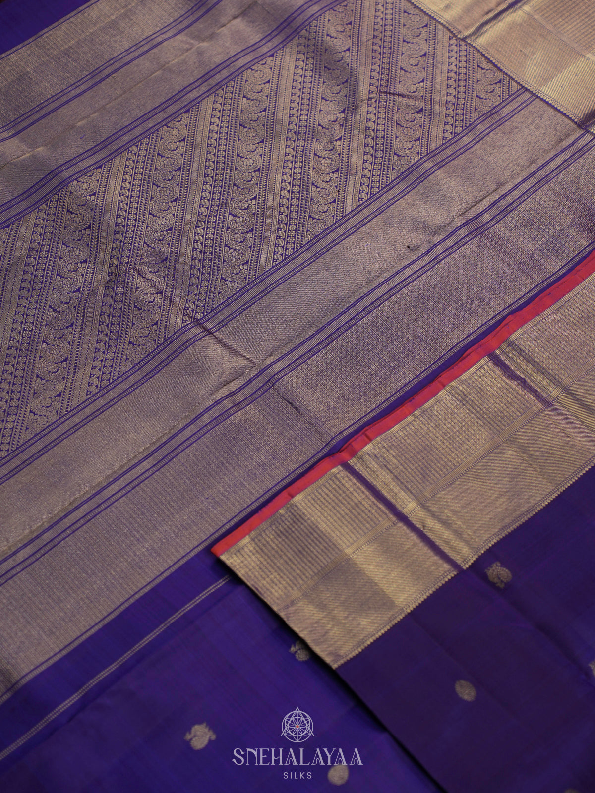 Purple Kanjivaram Silk Saree
