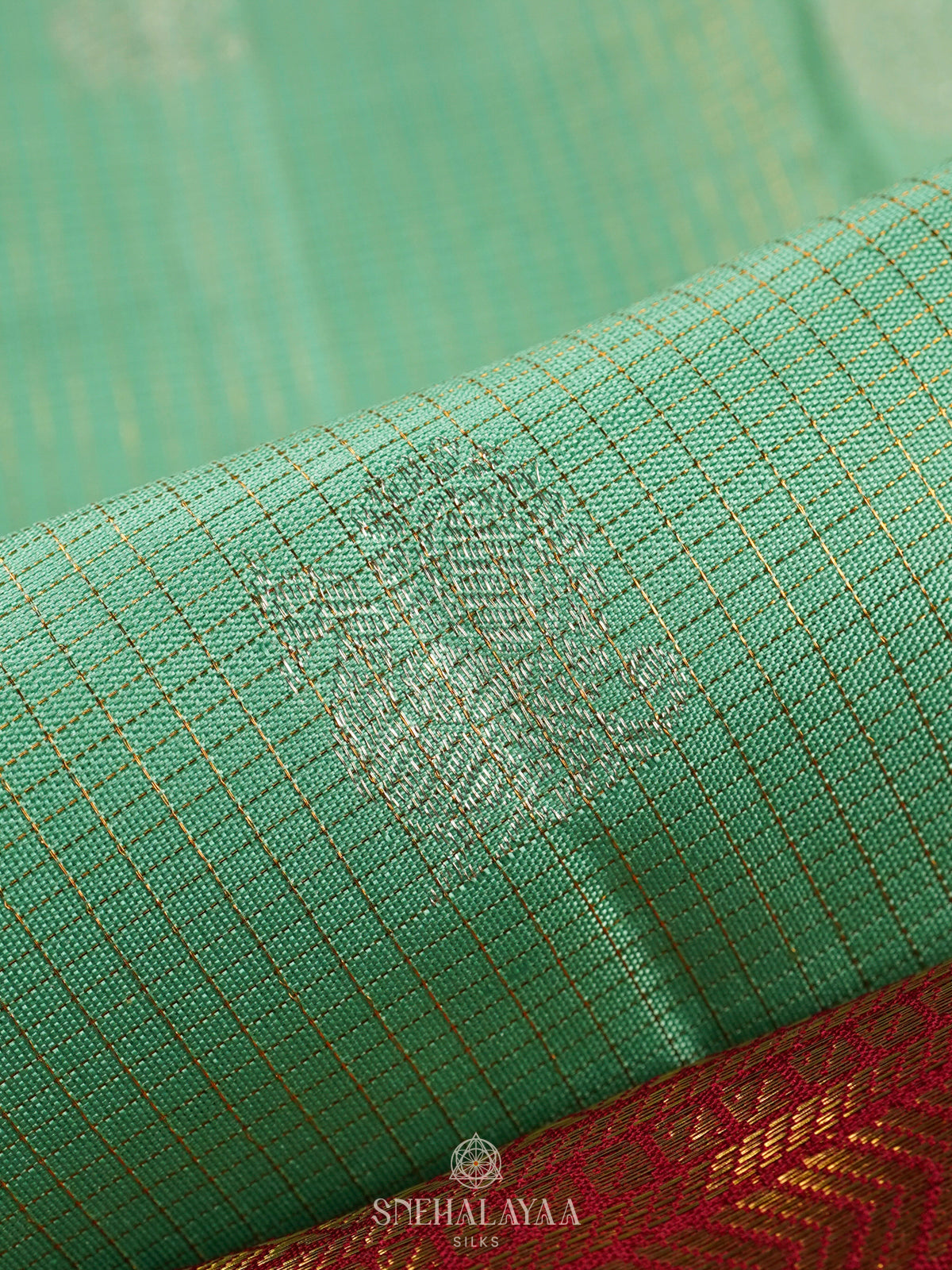 Pista Green Kanjivaram Silk Saree