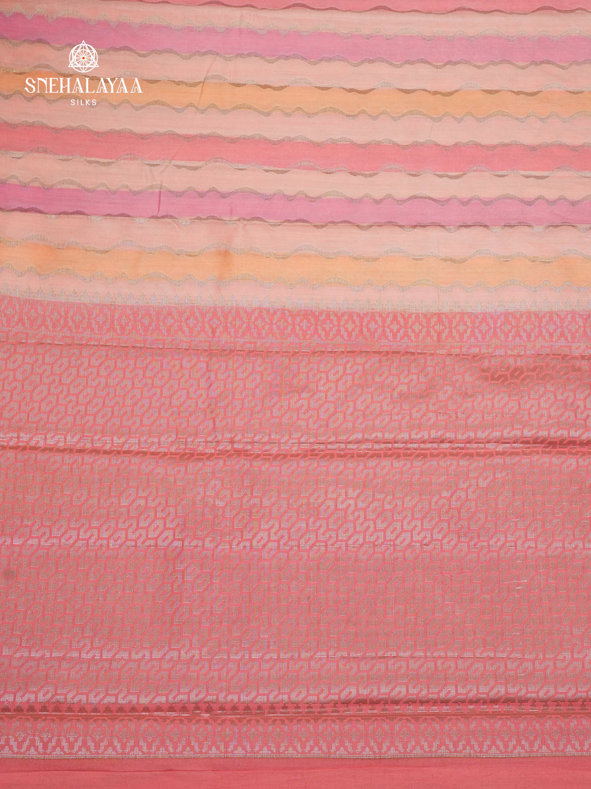 Pale Pink Banaras Chiniya Silk Saree