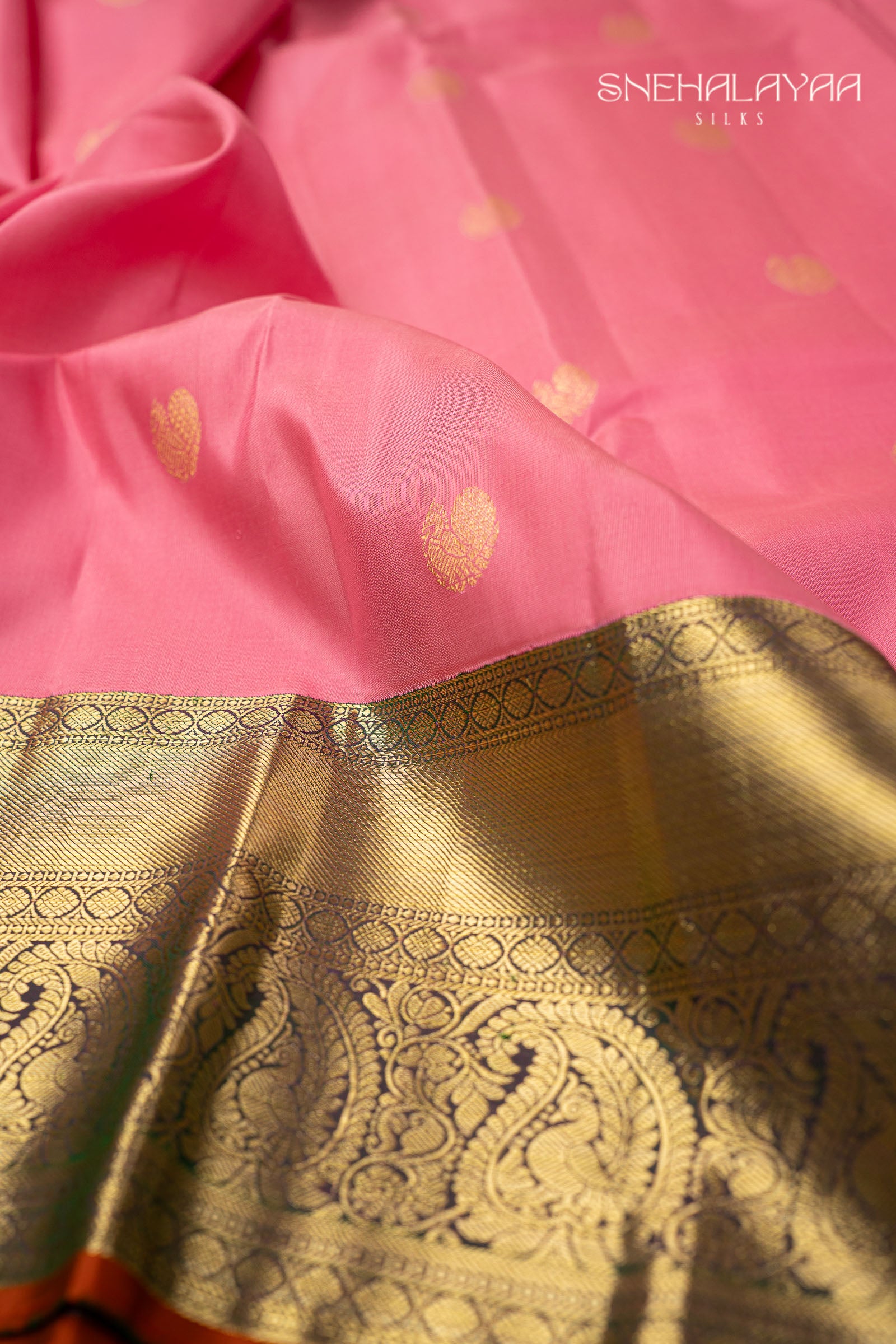 Fuchsia Pink Kancheevaram Silk Saree
