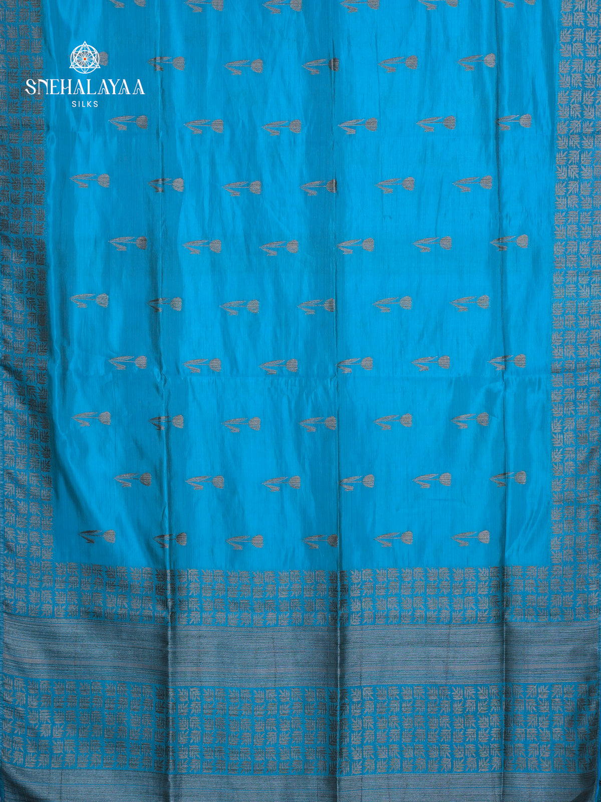 Blue Dola Silk Saree