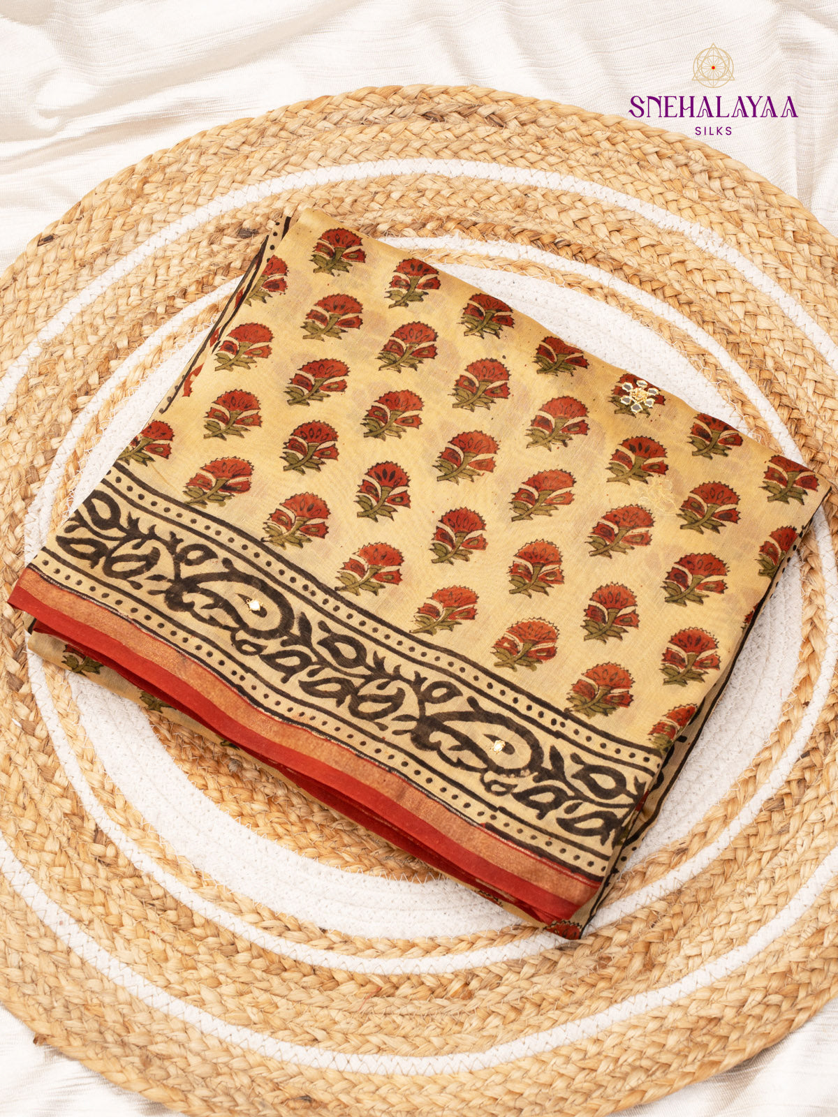 Sandal Chanderi Saree