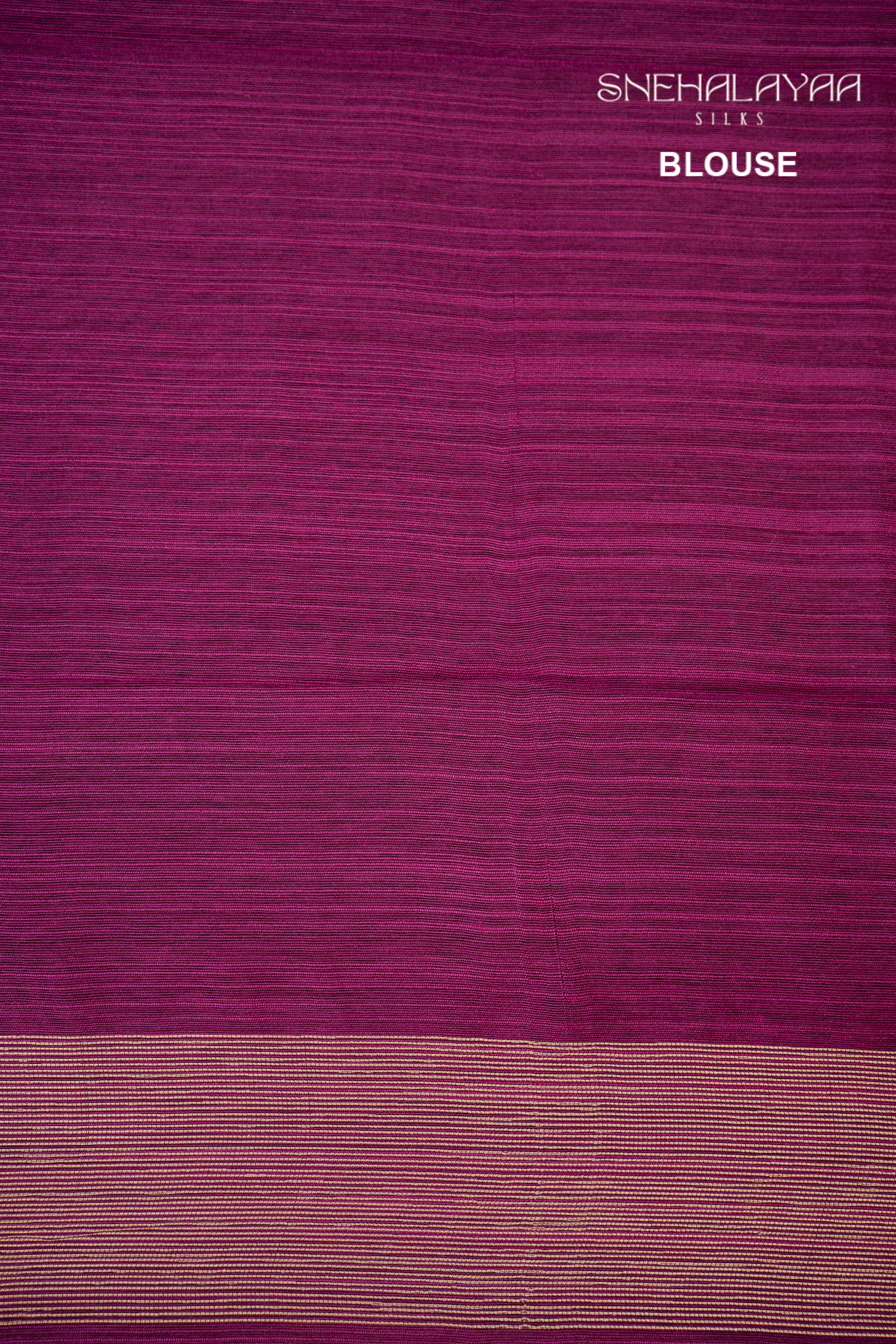 Magenta Purple Banaras Jute Saree